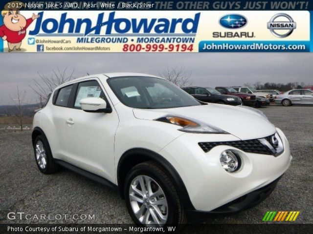 2015 Nissan Juke S AWD in Pearl White