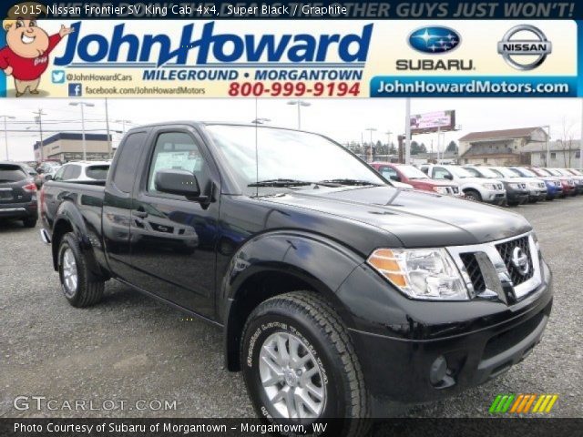 2015 Nissan Frontier SV King Cab 4x4 in Super Black