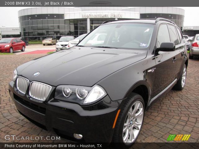 2008 BMW X3 3.0si in Jet Black