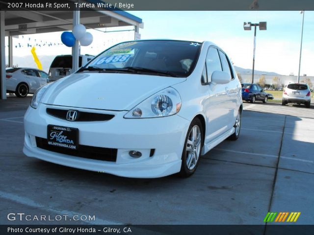 2007 Honda Fit Sport in Taffeta White