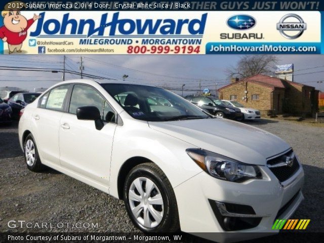2015 Subaru Impreza 2.0i 4 Door in Crystal White Silica