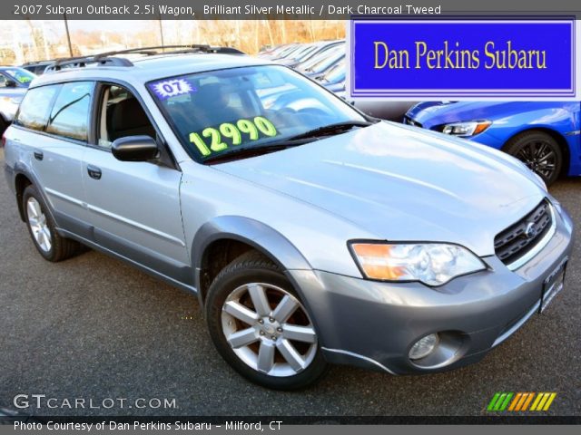 2007 Subaru Outback 2.5i Wagon in Brilliant Silver Metallic
