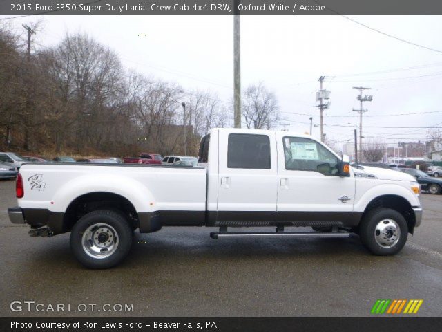 2015 Ford F350 Super Duty Lariat Crew Cab 4x4 DRW in Oxford White