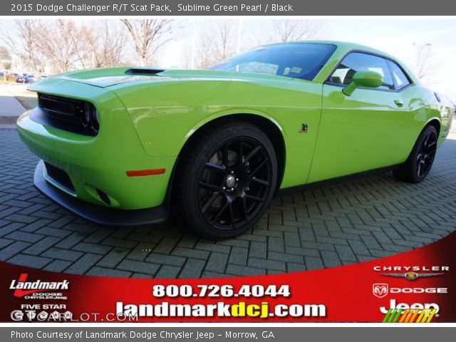 2015 Dodge Challenger R/T Scat Pack in Sublime Green Pearl