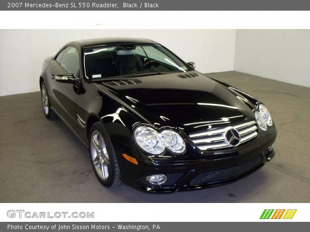 2007 Mercedes-Benz SL 550 Roadster in Black