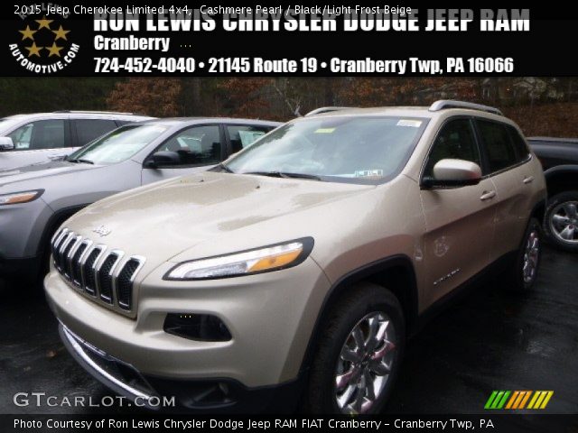 2015 Jeep Cherokee Limited 4x4 in Cashmere Pearl