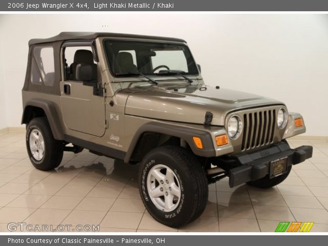 2006 Jeep Wrangler X 4x4 in Light Khaki Metallic