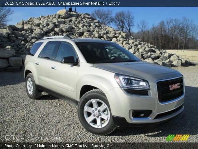 2015 GMC Acadia SLE AWD in Champagne Silver Metallic