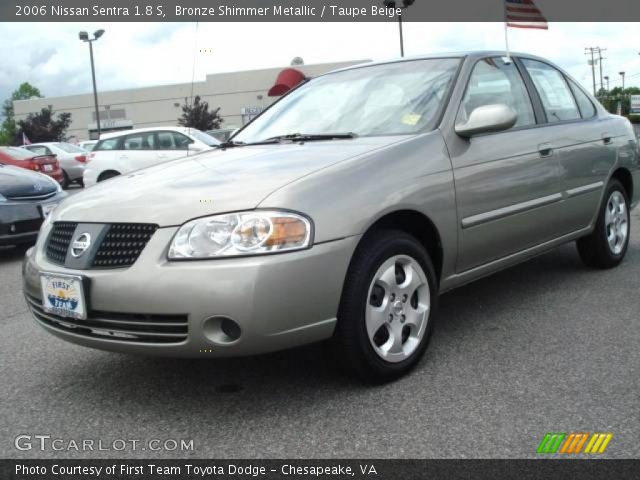 2006 Nissan Sentra 1.8 S in Bronze Shimmer Metallic
