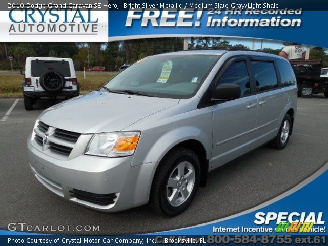 2010 Dodge Grand Caravan SE Hero in Bright Silver Metallic