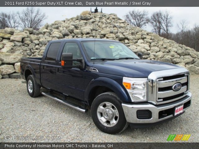 2011 Ford F250 Super Duty XLT Crew Cab in Dark Blue Pearl Metallic