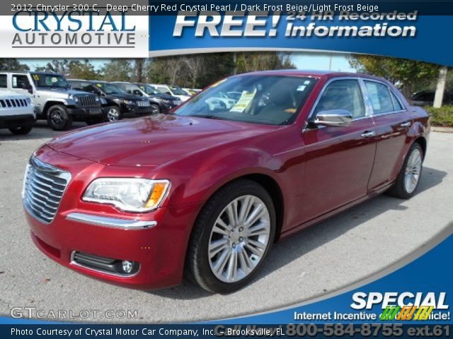 2012 Chrysler 300 C in Deep Cherry Red Crystal Pearl