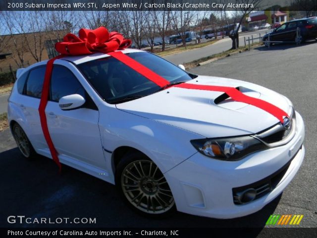 2008 Subaru Impreza WRX STi in Aspen White
