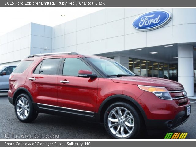 2015 Ford Explorer Limited in Ruby Red