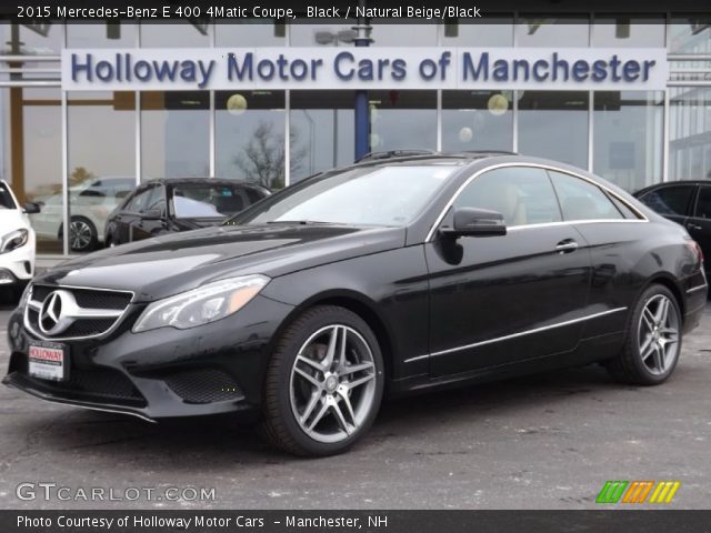 2015 Mercedes-Benz E 400 4Matic Coupe in Black