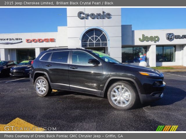 2015 Jeep Cherokee Limited in Brilliant Black Crystal Pearl
