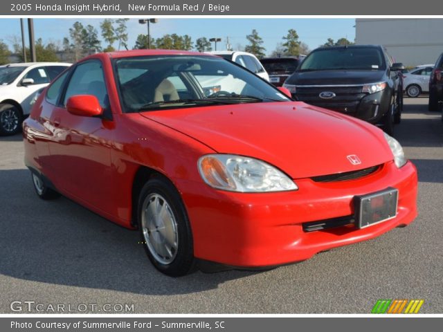 2005 Honda Insight Hybrid in New Formula Red