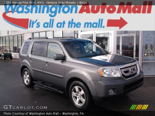 2009 Honda Pilot EX-L 4WD in Nimbus Gray Metallic