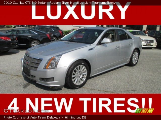 2010 Cadillac CTS 3.0 Sedan in Radiant Silver Metallic