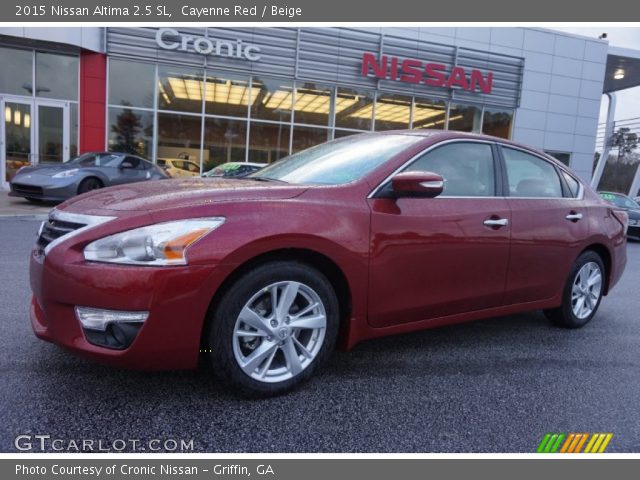 2015 Nissan Altima 2.5 SL in Cayenne Red