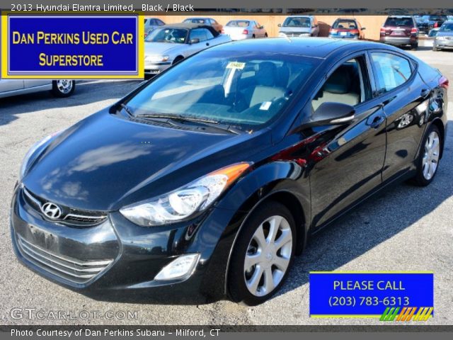 2013 Hyundai Elantra Limited in Black