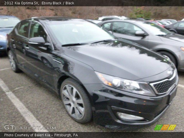2012 Kia Optima SX in Ebony Black