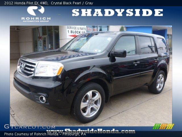 2012 Honda Pilot EX 4WD in Crystal Black Pearl
