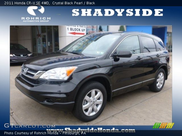 2011 Honda CR-V SE 4WD in Crystal Black Pearl