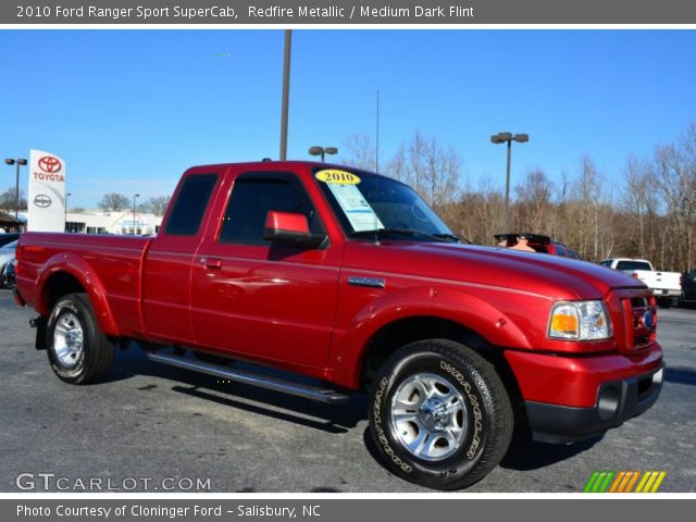 2010 Ford Ranger Sport SuperCab in Redfire Metallic