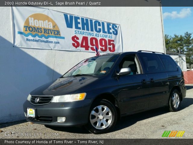 2003 Honda Odyssey EX-L in Sage Brush Pearl