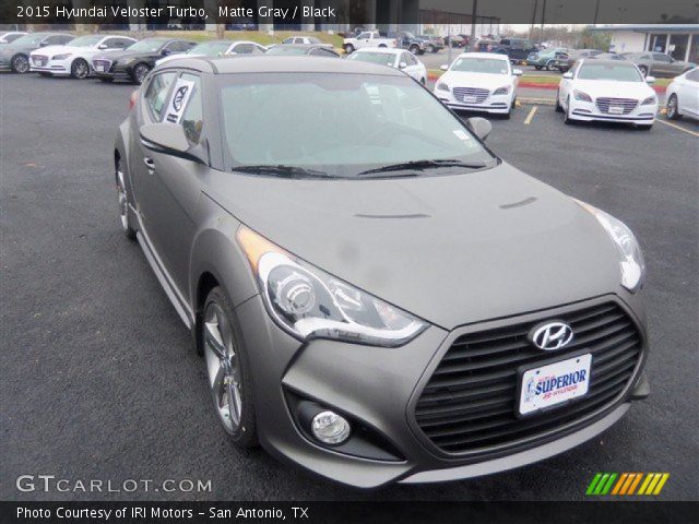 2015 Hyundai Veloster Turbo in Matte Gray