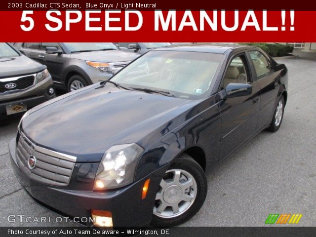 2003 Cadillac CTS Sedan in Blue Onyx