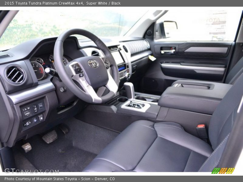 Super White / Black 2015 Toyota Tundra Platinum CrewMax 4x4