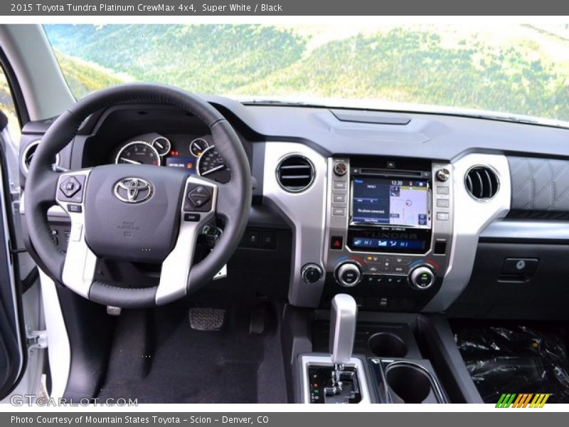 Super White / Black 2015 Toyota Tundra Platinum CrewMax 4x4