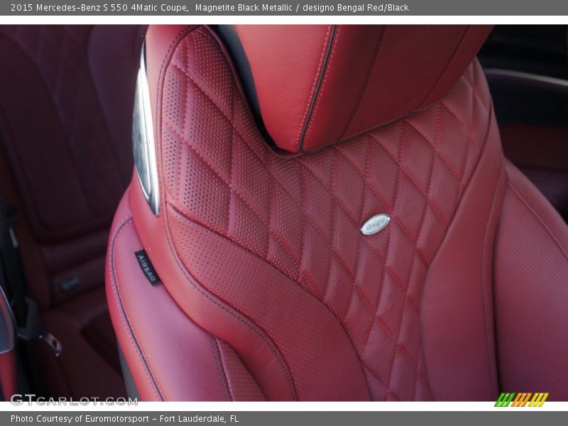 Front Seat of 2015 S 550 4Matic Coupe
