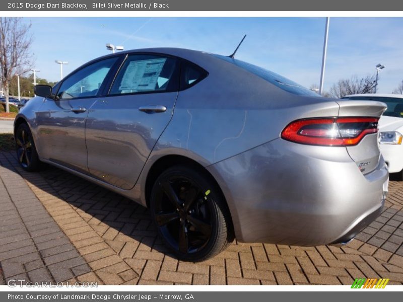 Billet Silver Metallic / Black 2015 Dodge Dart Blacktop