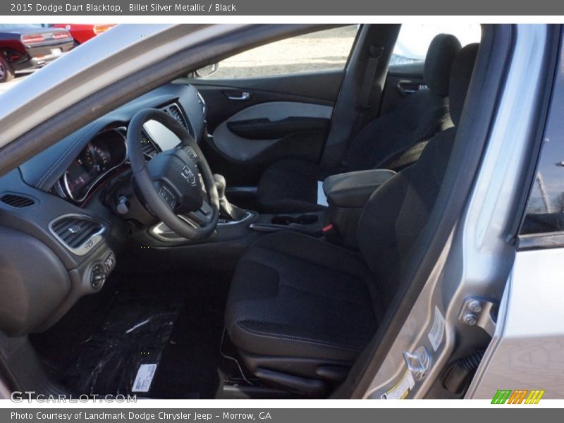 Billet Silver Metallic / Black 2015 Dodge Dart Blacktop