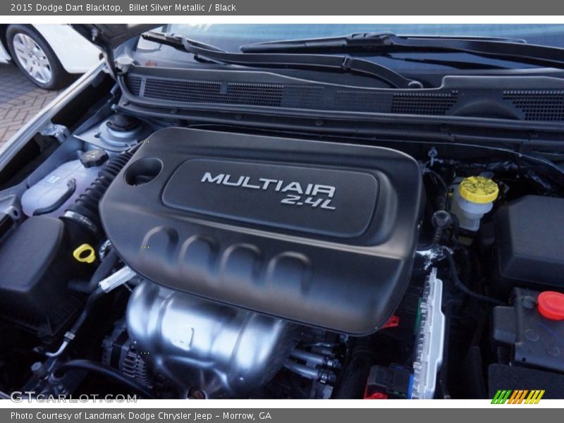 Billet Silver Metallic / Black 2015 Dodge Dart Blacktop