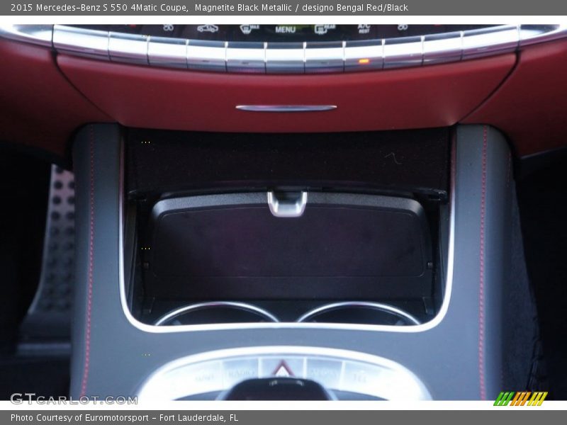 Magnetite Black Metallic / designo Bengal Red/Black 2015 Mercedes-Benz S 550 4Matic Coupe