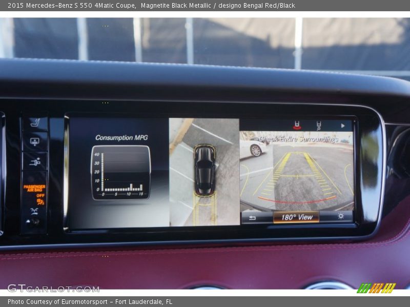 Magnetite Black Metallic / designo Bengal Red/Black 2015 Mercedes-Benz S 550 4Matic Coupe