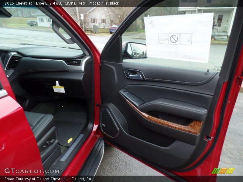 Crystal Red Tintcoat / Jet Black 2015 Chevrolet Tahoe LTZ 4WD