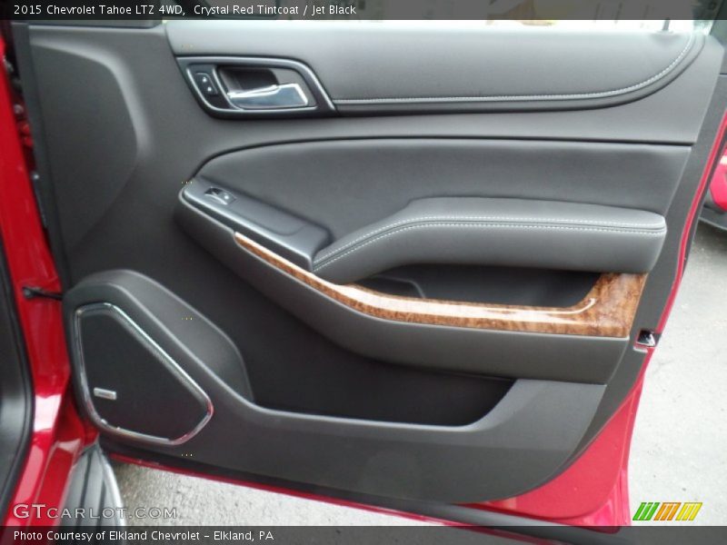 Crystal Red Tintcoat / Jet Black 2015 Chevrolet Tahoe LTZ 4WD