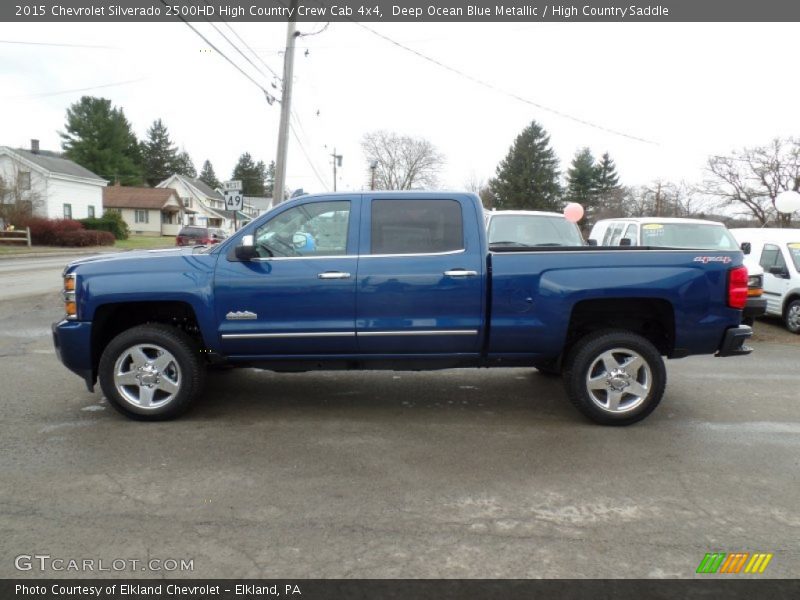 2015 Silverado 2500HD High Country Crew Cab 4x4 Deep Ocean Blue Metallic