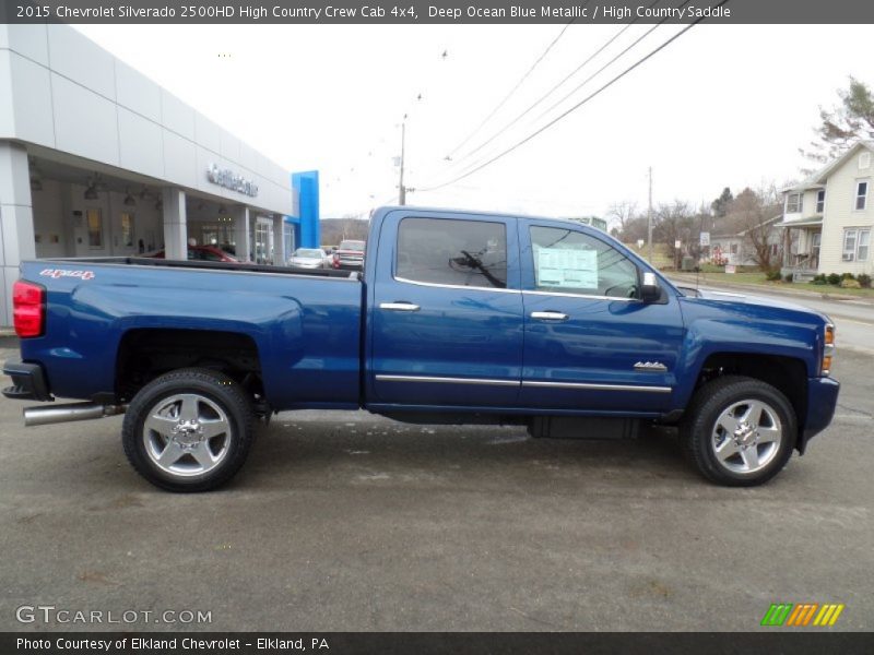  2015 Silverado 2500HD High Country Crew Cab 4x4 Deep Ocean Blue Metallic