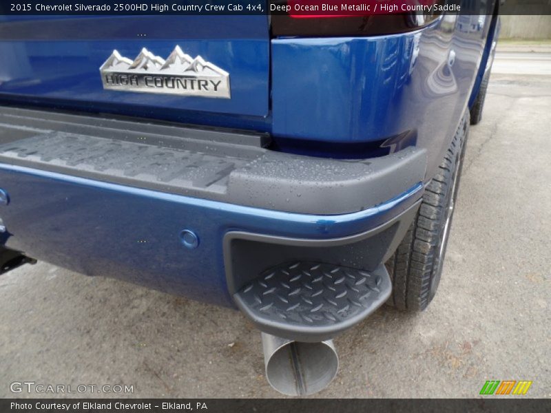 Deep Ocean Blue Metallic / High Country Saddle 2015 Chevrolet Silverado 2500HD High Country Crew Cab 4x4