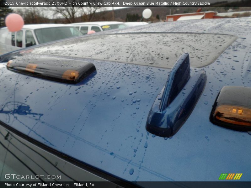 Deep Ocean Blue Metallic / High Country Saddle 2015 Chevrolet Silverado 2500HD High Country Crew Cab 4x4