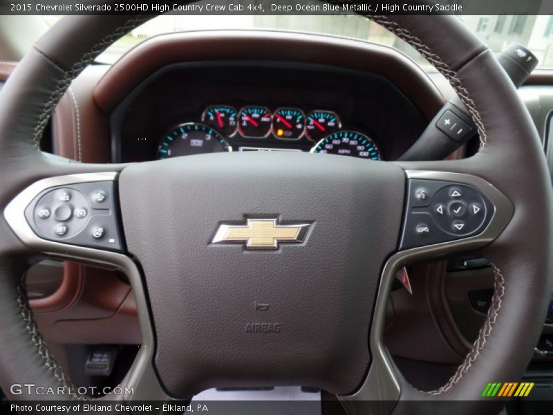  2015 Silverado 2500HD High Country Crew Cab 4x4 Steering Wheel