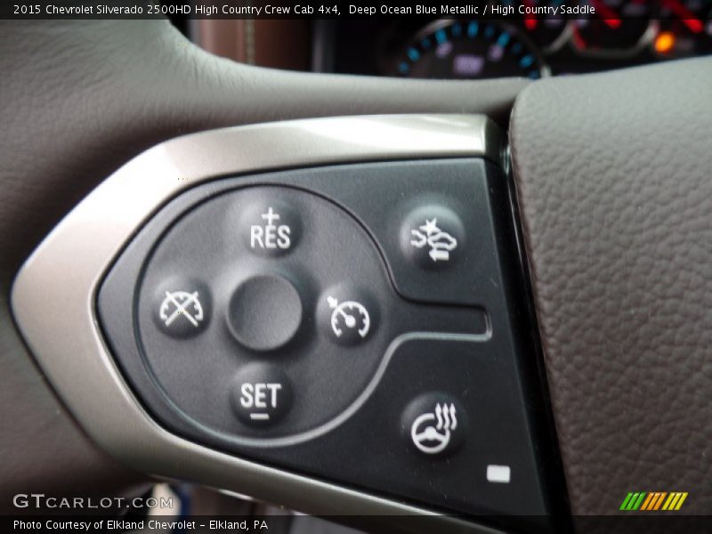 Controls of 2015 Silverado 2500HD High Country Crew Cab 4x4