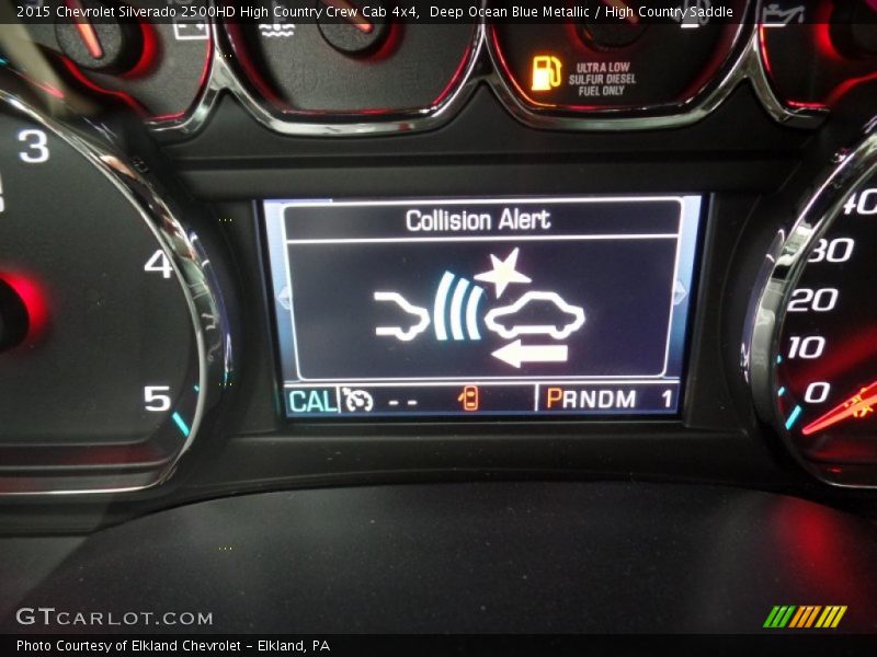 Deep Ocean Blue Metallic / High Country Saddle 2015 Chevrolet Silverado 2500HD High Country Crew Cab 4x4