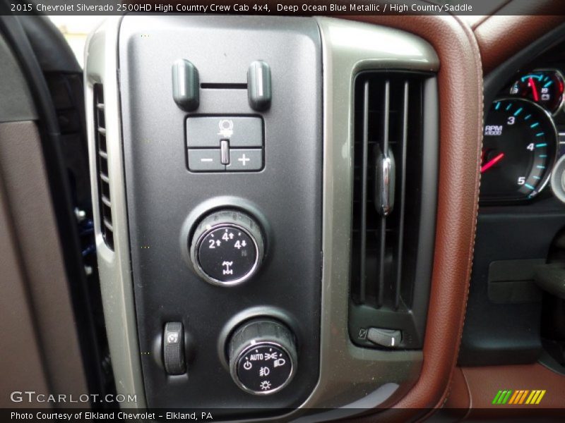Controls of 2015 Silverado 2500HD High Country Crew Cab 4x4